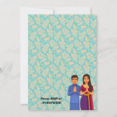 Uitnodiging voor het Indische Huis Warming Griha P (Achterkant)