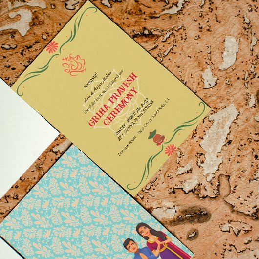 Uitnodiging voor het Indische Huis Warming Griha P