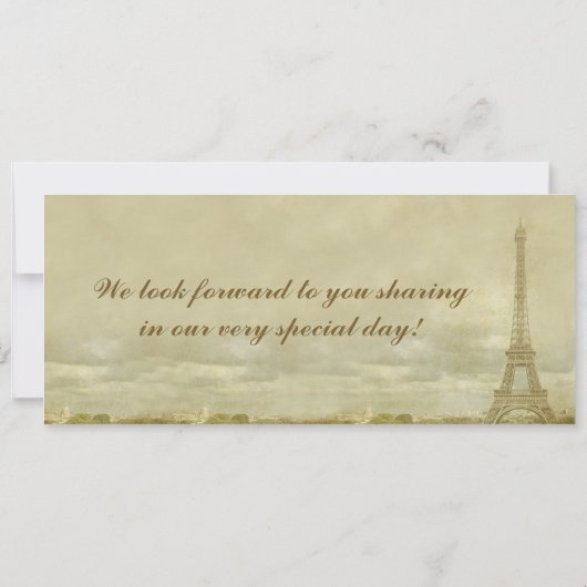 uitnodiging voor het instappen van Pass Wedding (Achterkant)