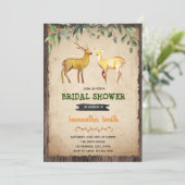 Uitnodiging voor het jagen op bruidsgordel (Staand voorkant)