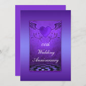 Uitnodiging voor het jubileumfeest van het Hart me (Voorkant / Achterkant)