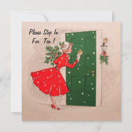 Uitnodiging voor het kerstfeest.