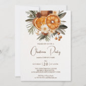 Uitnodiging voor het kerstfeest van het bedrijf (Voorkant)