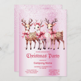 Uitnodiging voor het kersthertenfeest