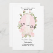 Uitnodiging voor het kopen van Delicate Roses-jurk (Voorkant / Achterkant)