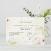 Uitnodiging voor het kuuroord en schoonheidssalon (Staand voorkant)