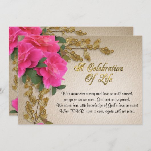 Uitnodiging voor het leven (Voorkant / Achterkant)