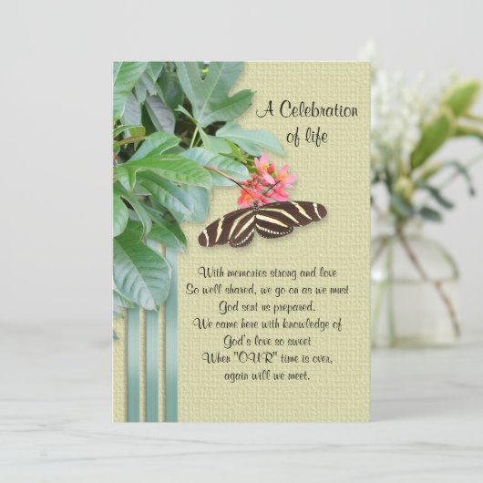 Uitnodiging voor het leven (Staand voorkant)