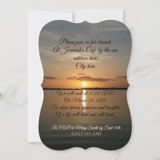 Uitnodiging voor het leven (Achterkant)