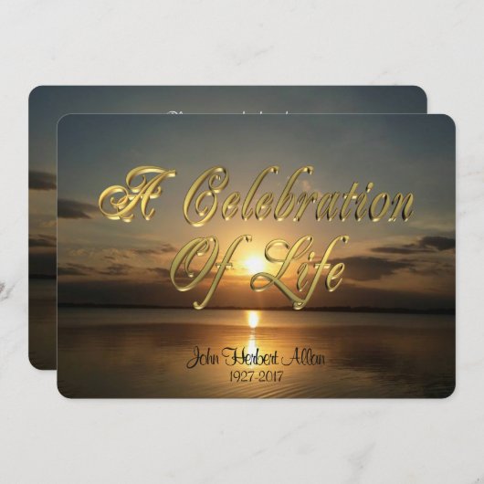 Uitnodiging voor het leven (Voorkant / Achterkant)