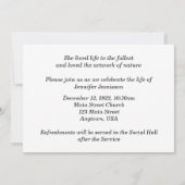 Uitnodiging voor het leven Golden Canyon Swirl (Achterkant)