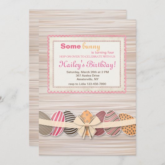 Uitnodiging voor het Lijst (Voorkant / Achterkant)