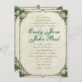  uitnodiging voor het Lijst Twig Ivy Wedding (Voorkant / Achterkant)