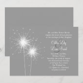 Uitnodiging voor het losse huwelijk (Voorkant / Achterkant)