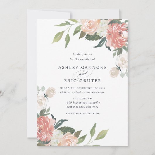 Uitnodiging voor het midzomerhuwelijk (Voorkant)