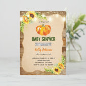 Uitnodiging voor het nemen van een douche met zonn (Staand voorkant)