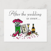 Uitnodiging voor het ontbijt op de bruiloft (Voorkant)