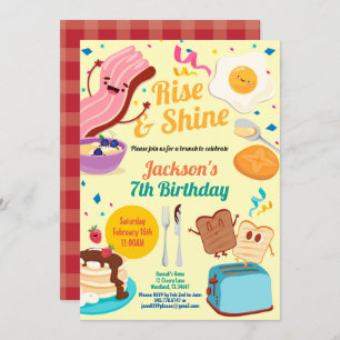 Uitnodiging voor het ontbijt tijdens het ontbijt