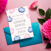 Uitnodiging voor het onthullen van het geslacht in
