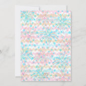 Uitnodiging voor het onthullen van het geslacht va (Achterkant)