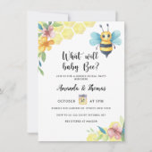 Uitnodiging voor het onthullen van het geslacht va (Voorkant)