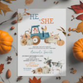 Uitnodiging voor het onthullen van het geslacht va