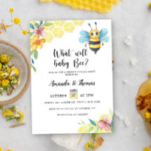 Uitnodiging voor het onthullen van het geslacht va