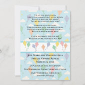 Uitnodiging voor het onthullen van het geslacht va (Voorkant)