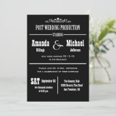 Uitnodiging voor het ontvangen van postweddenschap (Staand voorkant)