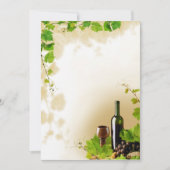Uitnodiging voor het ontwerpen van wijn (Voorkant)
