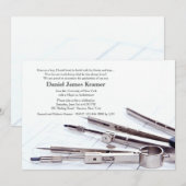 Uitnodiging voor het opstellen van Afstuderen (Voorkant / Achterkant)