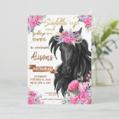 uitnodiging voor het opzadelen van paarden (Staand voorkant)