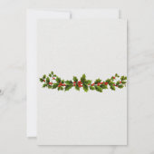 Uitnodiging voor het oude kerstfeest (Achterkant)