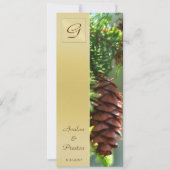 Uitnodiging voor het programma Monogram Winter Pin (Voorkant)