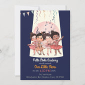 Uitnodiging voor het recital van Tiny Dancers – Cu (Voorkant)