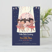 Uitnodiging voor het recital van Tiny Dancers – Ei (Staand voorkant)
