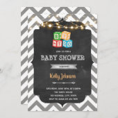 Uitnodiging voor het revealen van het geslacht van (Voorkant / Achterkant)