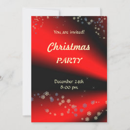Uitnodiging voor het Rode Zwarte Kerstfeest