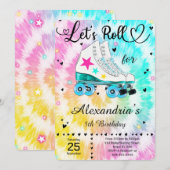 Uitnodiging voor het Rollerskaten (Voorkant / Achterkant)