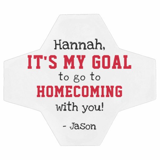 Uitnodiging voor het schoolbal: een creatieve vraa voetbal (Enkel)