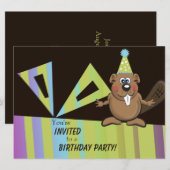 uitnodiging voor het slaan (Voorkant / Achterkant)