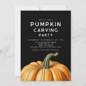 Uitnodiging voor het snijden van pompoenen voor Ha (Voorkant)