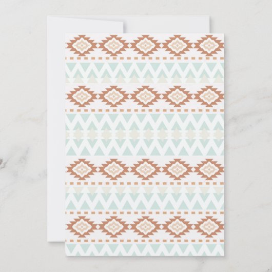 Uitnodiging voor het Southwestern Boho-Woestijnwin (Achterkant)