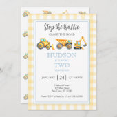 Uitnodiging voor het stopzetten van het verkeer en (Voorkant / Achterkant)