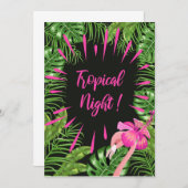 Uitnodiging voor het strandfeest. (Voorkant / Achterkant)