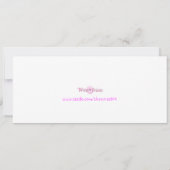 uitnodiging voor het sturen van biljet (Achterkant)