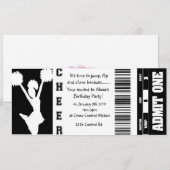 uitnodiging voor het sturen van biljet (Voorkant / Achterkant)