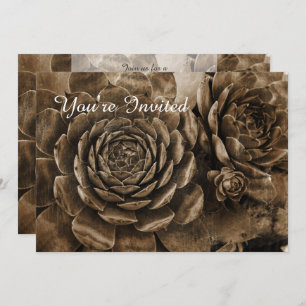 Uitnodiging voor het succulent Baby shower van kip