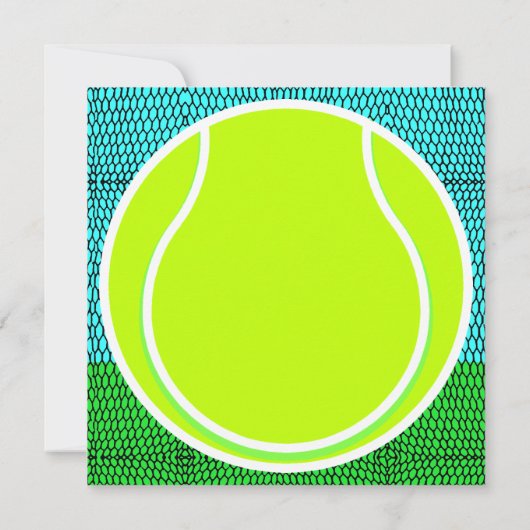 Uitnodiging voor het Tennis-toernooi 1 (Achterkant)