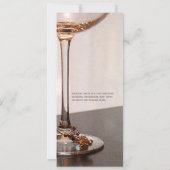 Uitnodiging voor het testen van wijn (Achterkant)